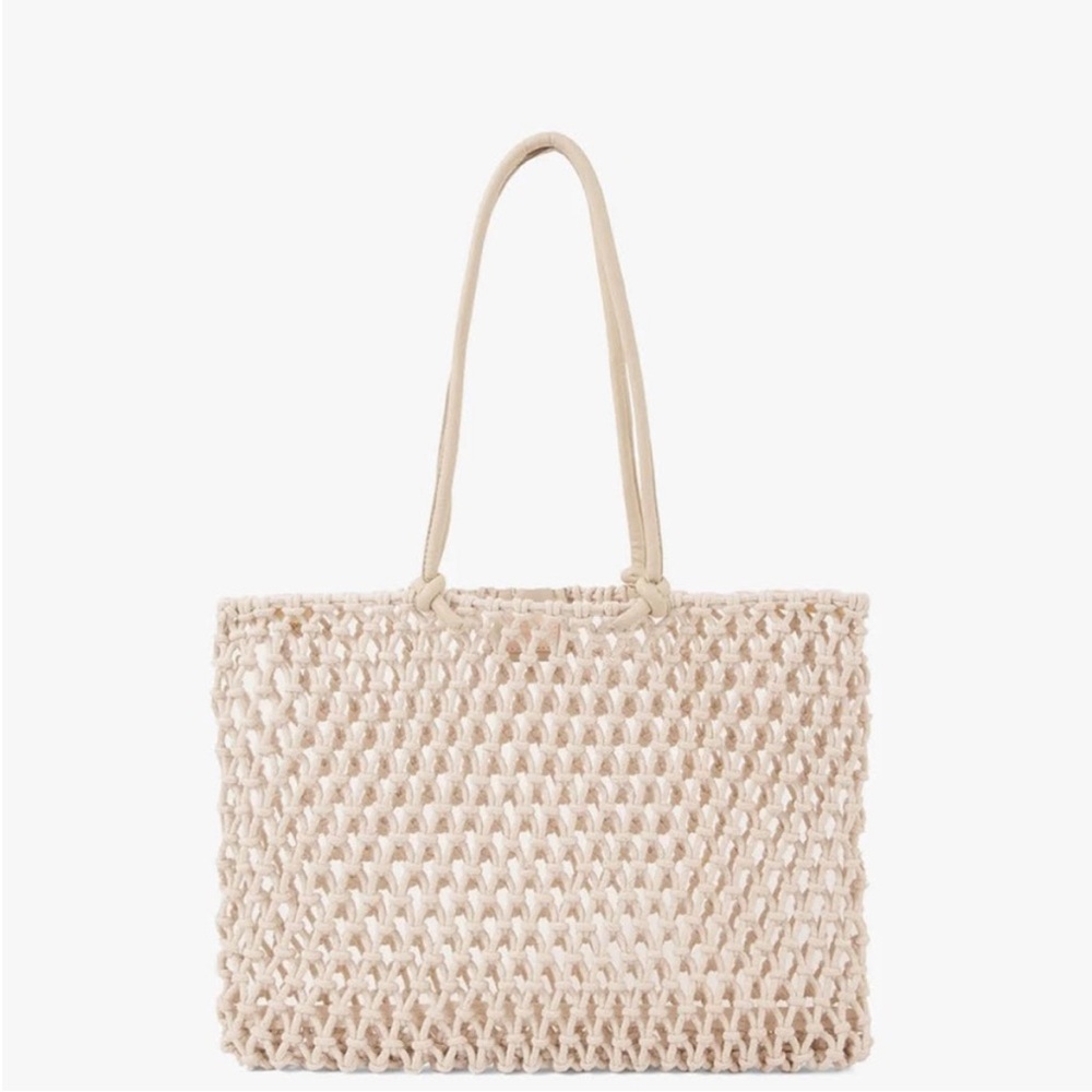 Clare V Sandy Woven Tote Bag